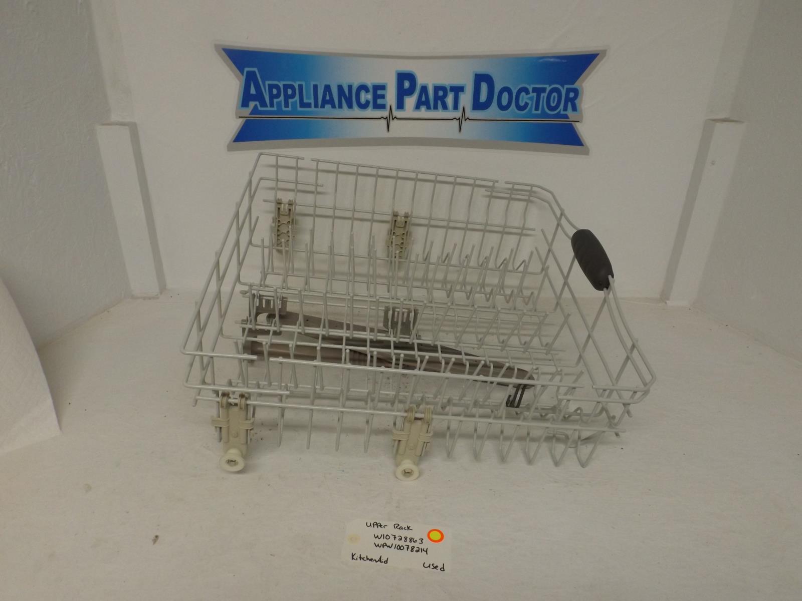 KitchenAid Dishwasher W10728863 WPW10078214 Upper Rack Used KitchenAid Dishwasher W10728863 WPW10078214 Upper Rack Used